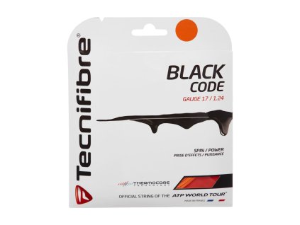 4729 tenisovy vyplet tecnifibre black code 1 24 mm fire 12m