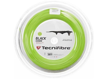 3283 tenisovy vyplet tecnifibre black code 1 28 mm lime role 200m