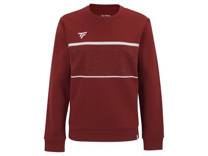 Dámská mikina TECNIFIBRE 2023 Club Sweater (Barva red, Velikost XS)