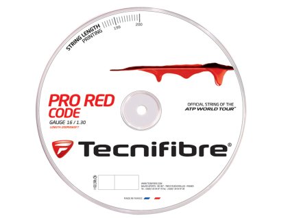 3328 tenisovy vyplet tecnifibre red code 1 30 mm role 200m