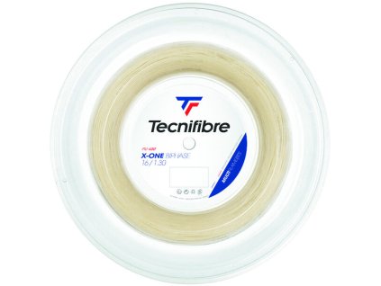Tenisový výplet TECNIFIBRE X-One Biphase natural (Délky 200 m, RS Průměr (mm) 1,34)