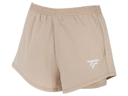 Dámské šortky TECNIFIBRE 2025  X-LOOP SHORT (Barva sand, Velikost XS)