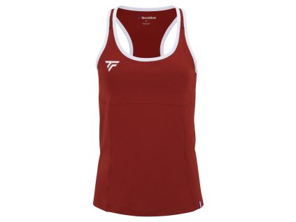 Dámské tílko TECNIFIBRE 2023 Club Tank Top (Barva red, Velikost XS)