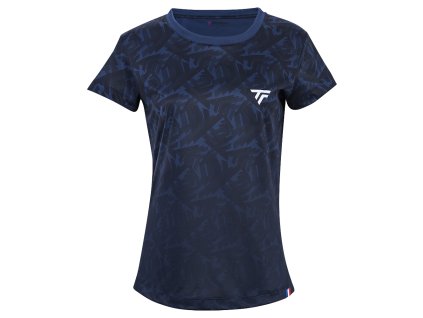 Dámské tričko TECNIFIBRE 2023  X-Loop Tee (Barva marine, Velikost XS)