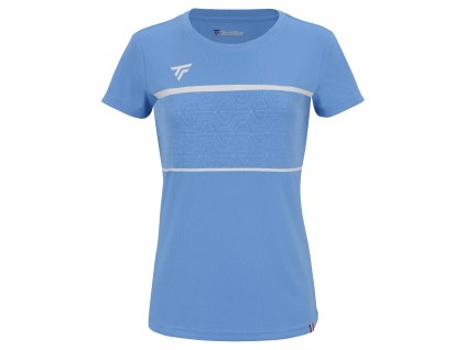 Dámské tričko TECNIFIBRE 2023 Club Tech Tee (Barva azur, Velikost XS)