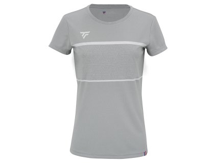 Dámské tričko TECNIFIBRE 2023 Club Tech Tee (Barva silver, Velikost XS)
