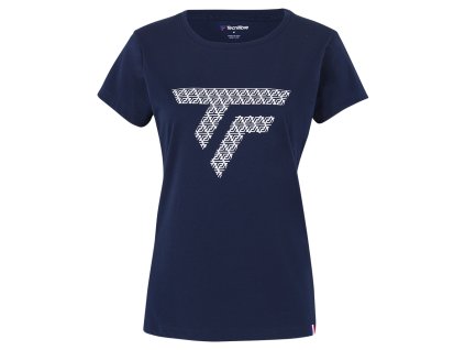 Dámské tričko TECNIFIBRE 2024 Training Tee (Barva marine, Velikost XS)