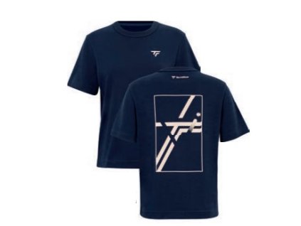 Dámské tričko TECNIFIBRE 2025  GRAPHIC TEE (Barva marine, Velikost XL)