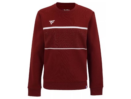 Dětská mikina TECNIFIBRE 2023 Club Lady Sweater (Barva red, Velikost 8/10)