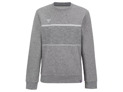 Dětská mikina TECNIFIBRE 2023 Club Lady Sweater (Barva silver, Velikost 8/10)