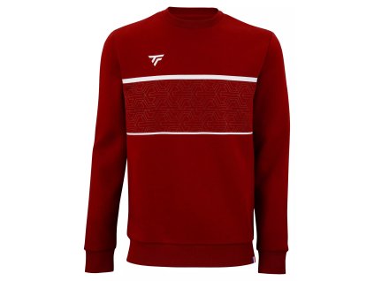 Dětská mikina TECNIFIBRE 2023 Club Sweater (Barva red, Velikost 8/10)