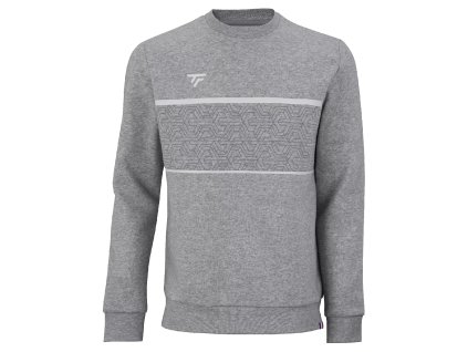 Dětská mikina TECNIFIBRE 2023 Club Sweater (Barva silver, Velikost 8/10)
