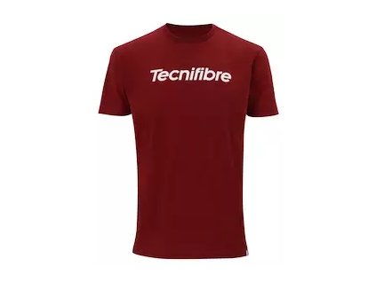 Dětské tričko TECNIFIBRE 2023 Club Cotton Tee (Barva red, Velikost 8/10)
