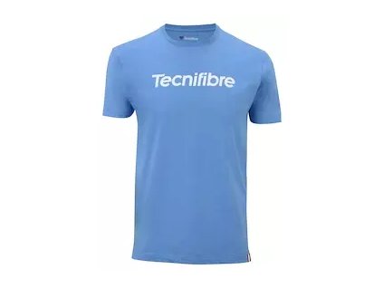 Dětské tričko TECNIFIBRE 2023 Club Cotton Tee (Barva azur, Velikost 8/10)