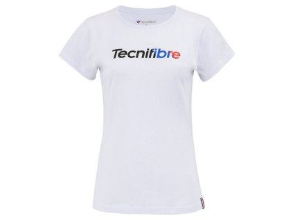 Dětské tričko TECNIFIBRE 2023 Club Lady Cotton Tee (Barva white, Velikost 8/10)