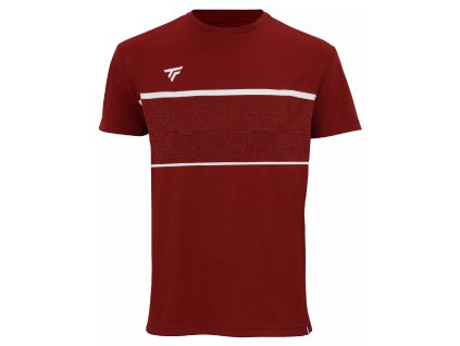 Dětské tričko TECNIFIBRE 2023 Club Tech Tee (Barva red, Velikost 8/10)