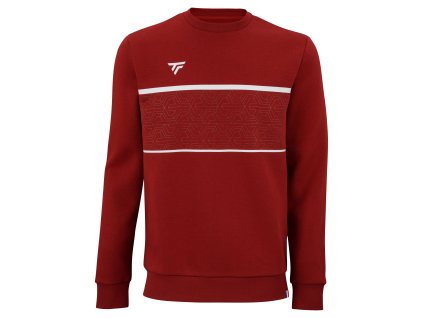 Pánská mikina TECNIFIBRE 2023 Club Sweater (Barva red, Velikost XS)