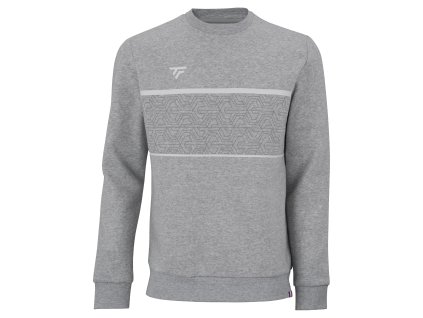 Pánská mikina TECNIFIBRE 2023 Club Sweater (Barva silver, Velikost XS)