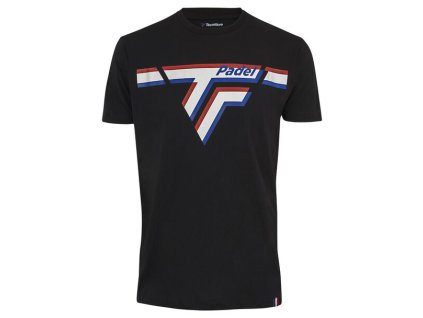 Pánské tričko TECNIFIBRE 2023  Padel Tee (Barva black, Velikost XXL)