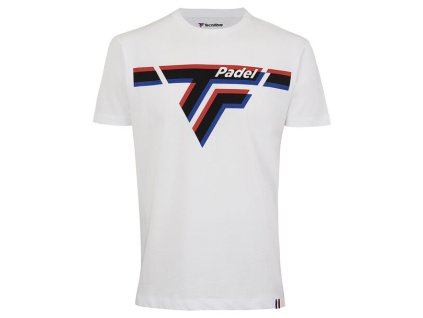 Pánské tričko TECNIFIBRE 2023  Padel Tee (Barva white, Velikost XXL)