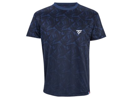 Pánské tričko TECNIFIBRE 2023  X-Loop Tee (Barva marine, Velikost XXL)