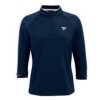 Dámská bunda TECNIFIBRE 2025  THERMO ZIP 3/4 SLEEVES (Barva marine, Velikost XS)