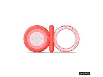 SUAVINEX | KOUSÁTKO silikonové +4 m- RŮŽOVÉ