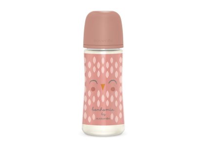 SUAVINEX | Láhev BONHOMIA 360 ml fyziologická SX PRO +6 LF - růžová