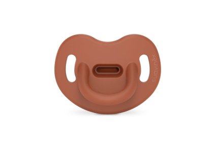 SUAVINEX | ŠIDÍTKO anatomické SILIKON 0-6m SX PRO - COLOUR ESSENCE - cihlové