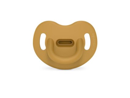 SUAVINEX | ŠIDÍTKO anatomické SILIKON 6-18m SX PRO - COLOUR ESSENCE - okrové