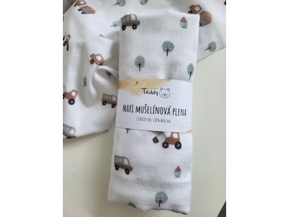 Mušelínová plenka MAXI 130 × 100 cm - doprava