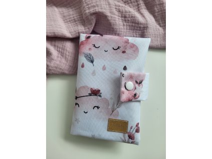 Obal na očkovací průkaz pink dreams