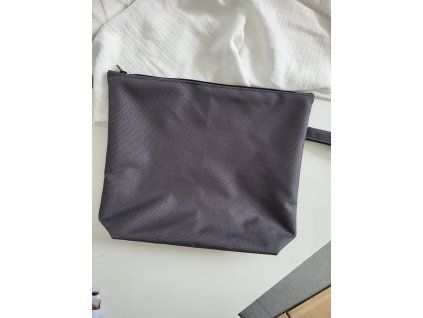 Malá taštička 25 x 22 cm tmavě šedá