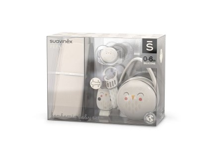 VÝPRODEJ - SUAVINEX | DÁRKOVÝ BABY SET BONHOMIA - bílý