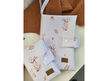 Malá sada husičky (plenkovník + obal na očkovací průkaz)