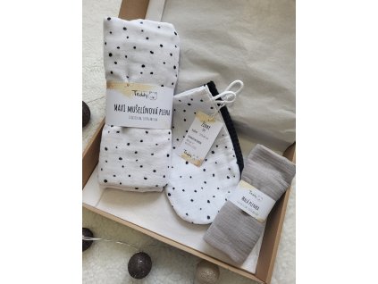 Vánoční dárková kazeta puntík