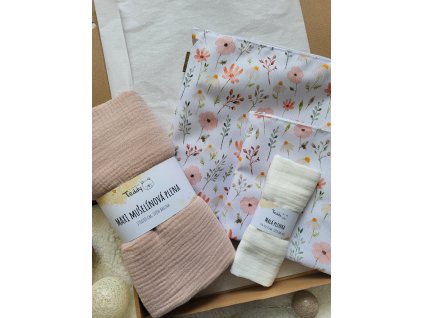 Vánoční dárková kazeta květiny