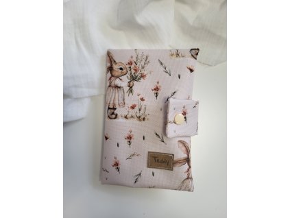 Obal na očkovací průkaz zajíček