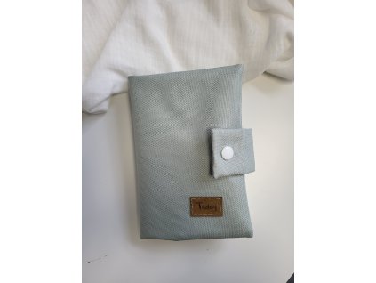 Obal na očkovací průkaz mint