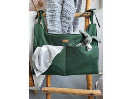 Kapsář na postýlku zelený