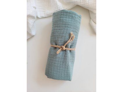 Mušelínová plenka 65x55 cm - mint