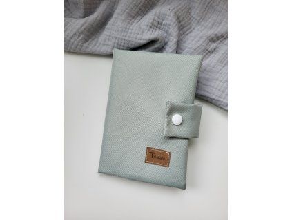 Obal na očkovací průkaz mint/šalvěj