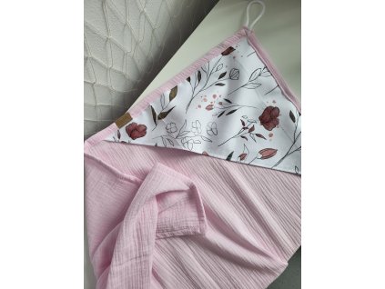 Mušelínová osuška pro miminko Blossom
