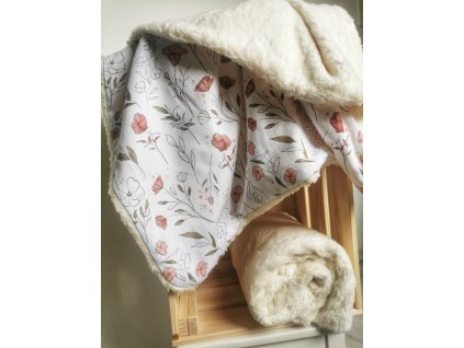 Beránková deka 70x90 cm Bloosom