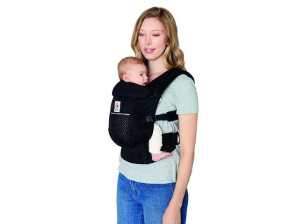 ERGOBABY | ADAPT NOSÍTKO Soft Flex Mesh - Onyx Black+ zavinovačka ZDARMA