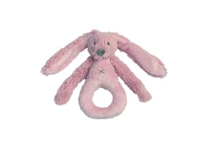 Happy Horse | Chrastítko králíček Richie Old pink 
velikost: 18 cm