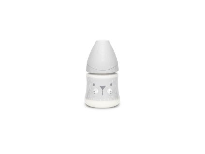 SUAVINEX | Premium láhev 150 ml S HYGGE vousky - šedá