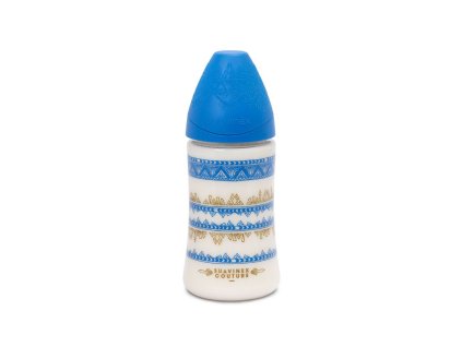 SUAVINEX | LÁHEV PREMIUM COUTURE 2018 270 ml SILIKON - TMAVĚ MODRÁ