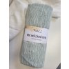 Mušelínová plenka MAXI 130 × 100 cm - mint lístky