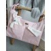 Kapsář na postýlku světle růžový